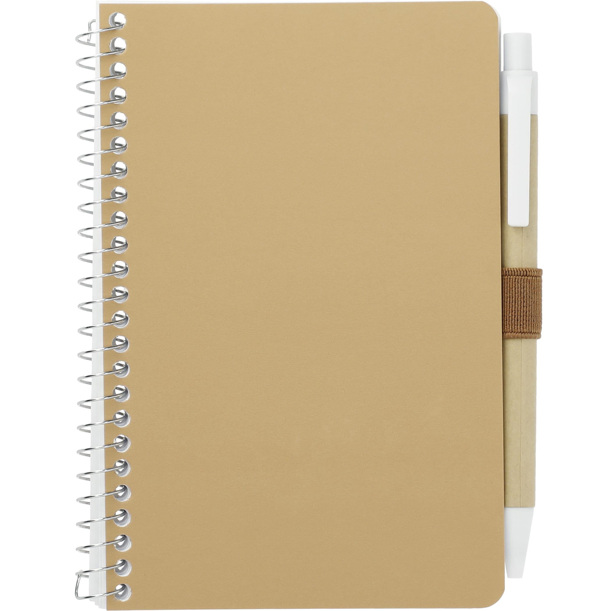 4'' x 6'' FSC® Mix Pocket Spiral Notebook with Pen 1