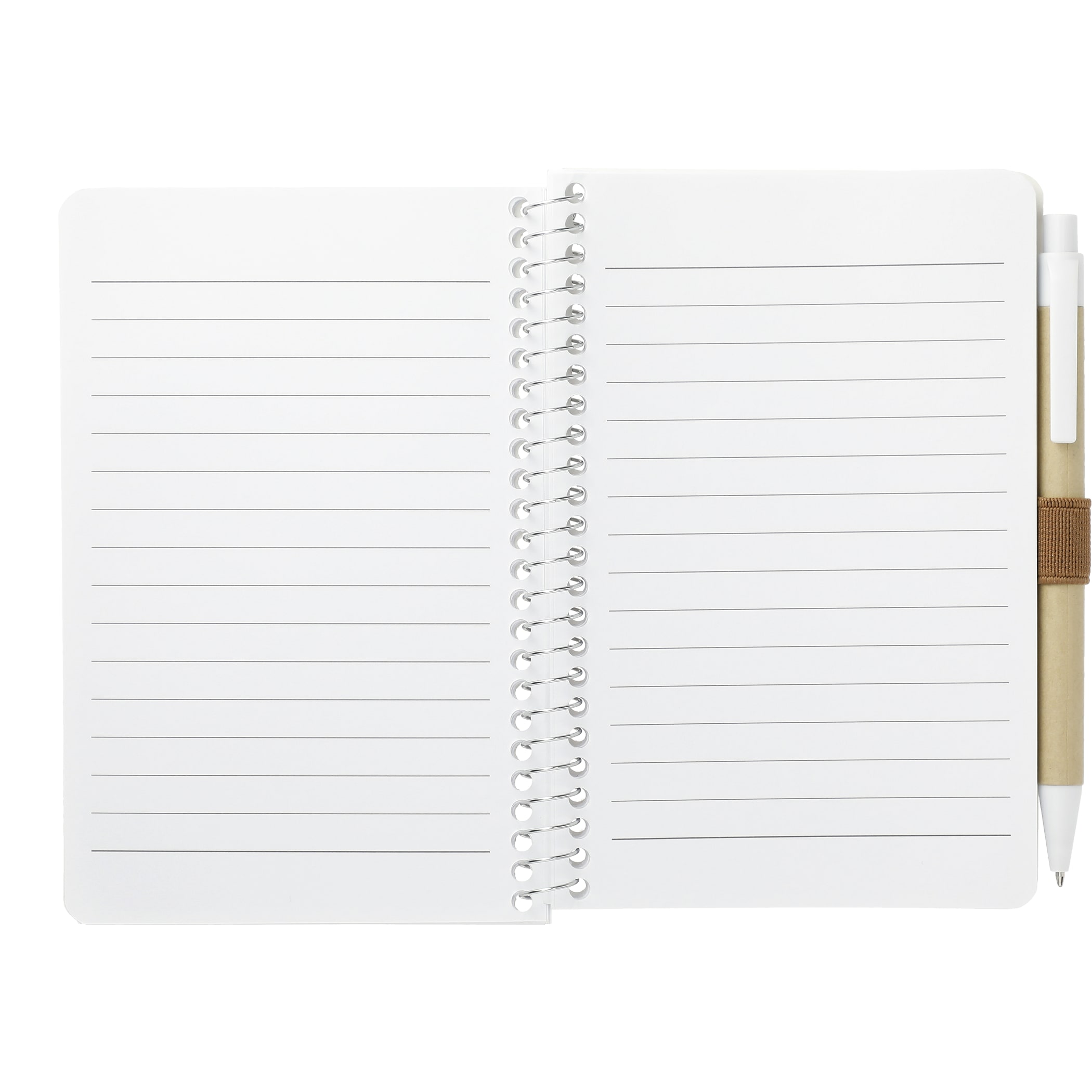 4'' x 6'' FSC® Mix Pocket Spiral Notebook with Pen 1