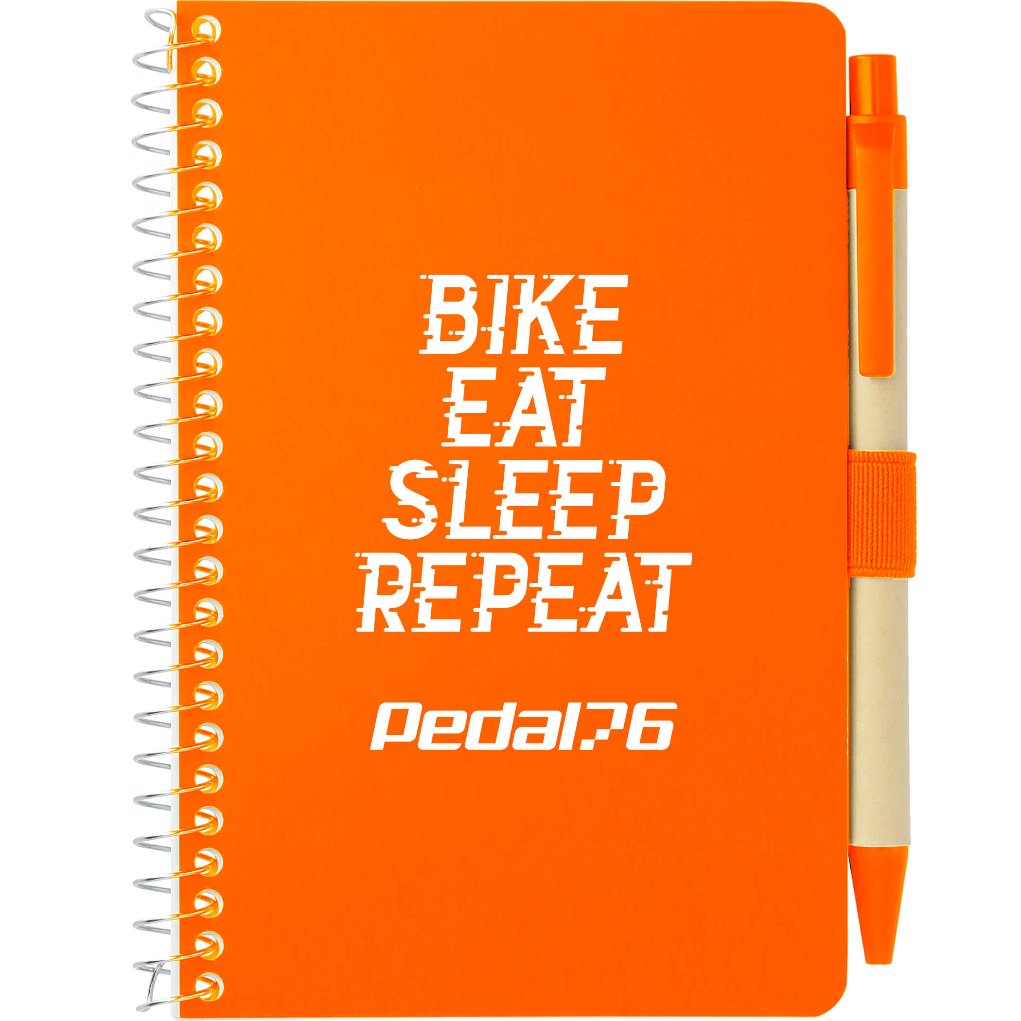 4'' x 6'' FSC® Mix Pocket Spiral Notebook with Pen 1