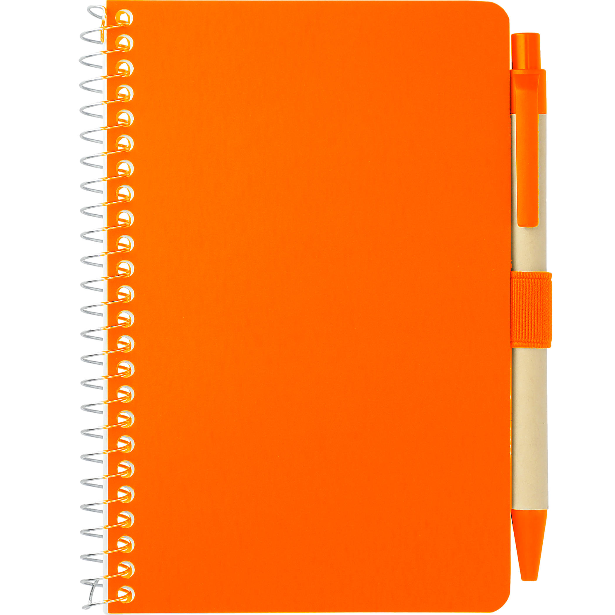 4'' x 6'' FSC® Mix Pocket Spiral Notebook with Pen 1