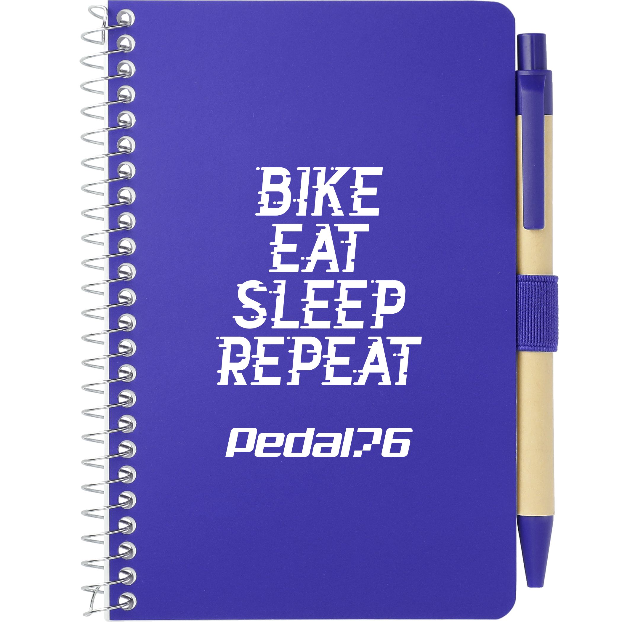 4'' x 6'' FSC® Mix Pocket Spiral Notebook with Pen 1