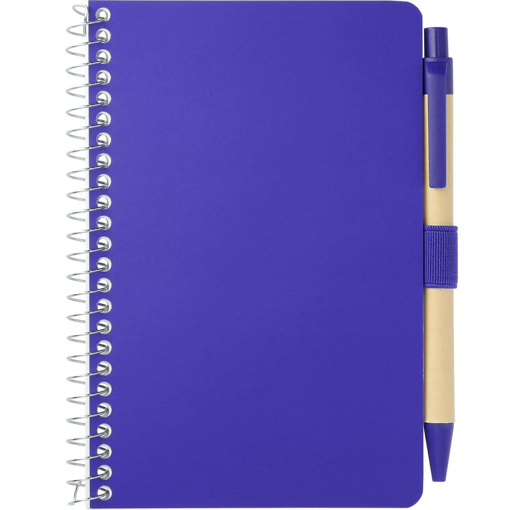 4'' x 6'' FSC® Mix Pocket Spiral Notebook with Pen 1