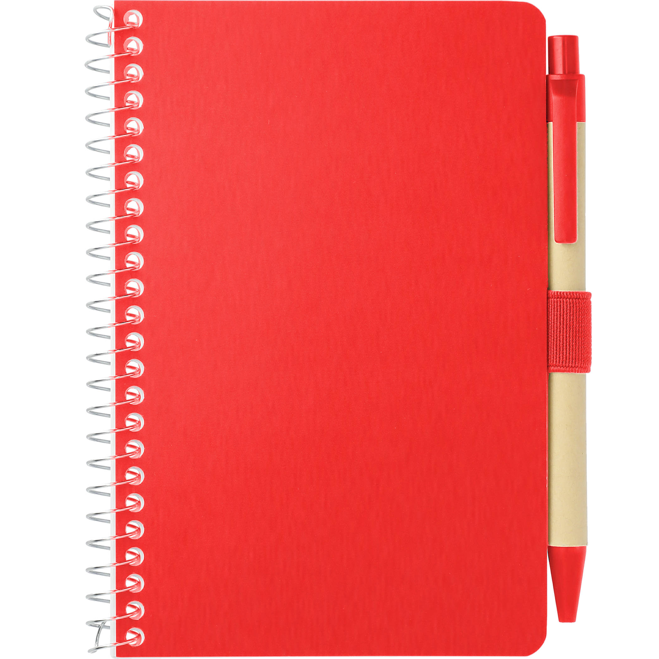 4'' x 6'' FSC® Mix Pocket Spiral Notebook with Pen 1