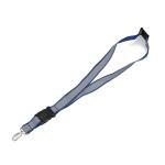 Recycled Polyester Reflective Lanyard - SM-2469BLFront Recycled Polyester Reflective Lanyard - SM-2469BLFront