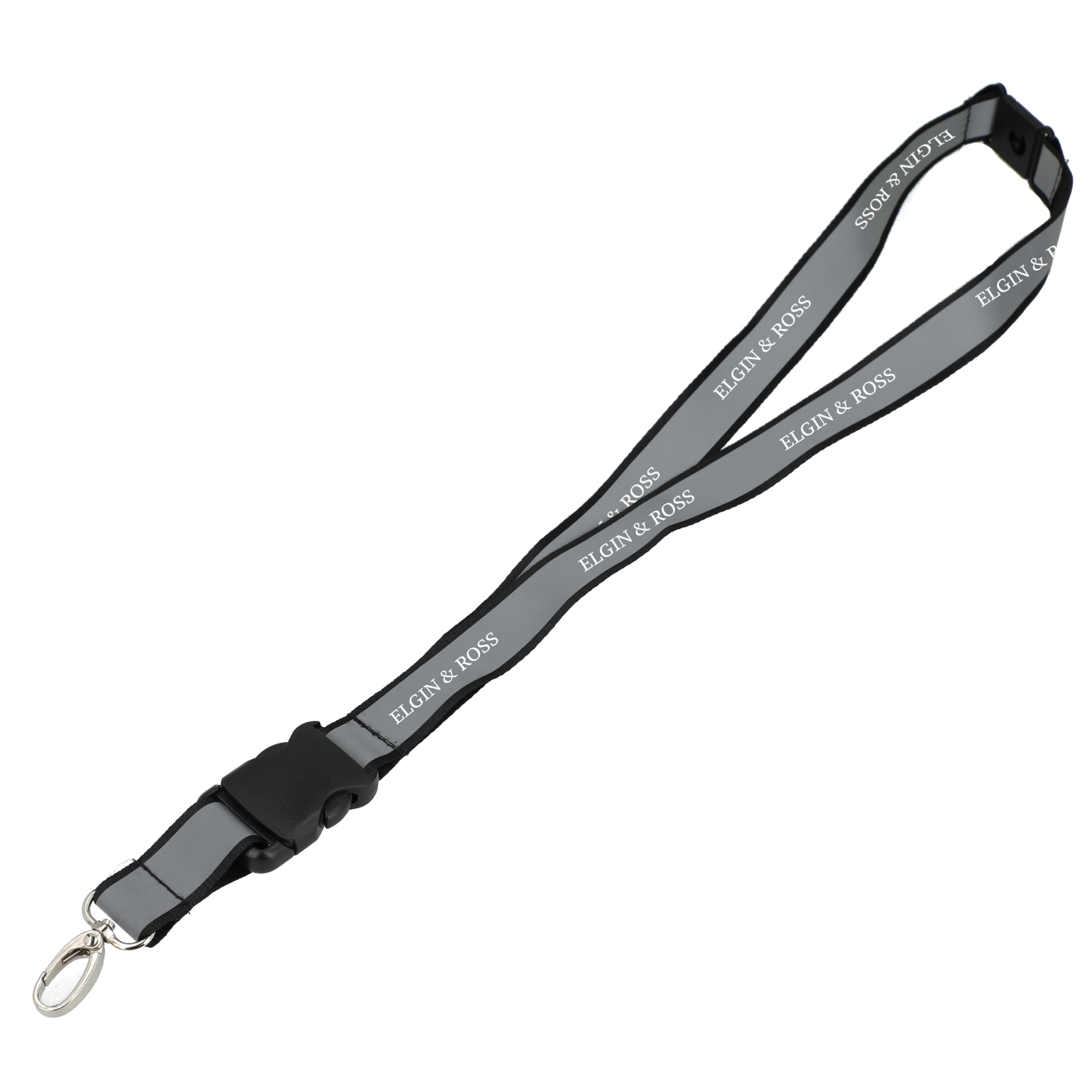 Recycled Polyester Reflective Lanyard 1