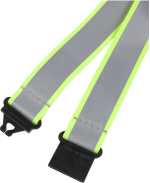 Recycled Polyester Reflective Lanyard - SM-2469YWFront Recycled Polyester Reflective Lanyard - SM-2469YWFront