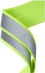 Recycled Polyester Reflective Lanyard - SM-2469YWFront Recycled Polyester Reflective Lanyard - SM-2469YWFront