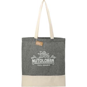 Split Recycled 5oz Cotton Twill Convention Tote 1 Split Recycled 5oz Cotton Twill Convention Tote 1