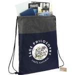 Ash Recycled Drawstring Bag - 3005-44NYAngle-Right Ash Recycled Drawstring Bag - 3005-44NYAngle-Right