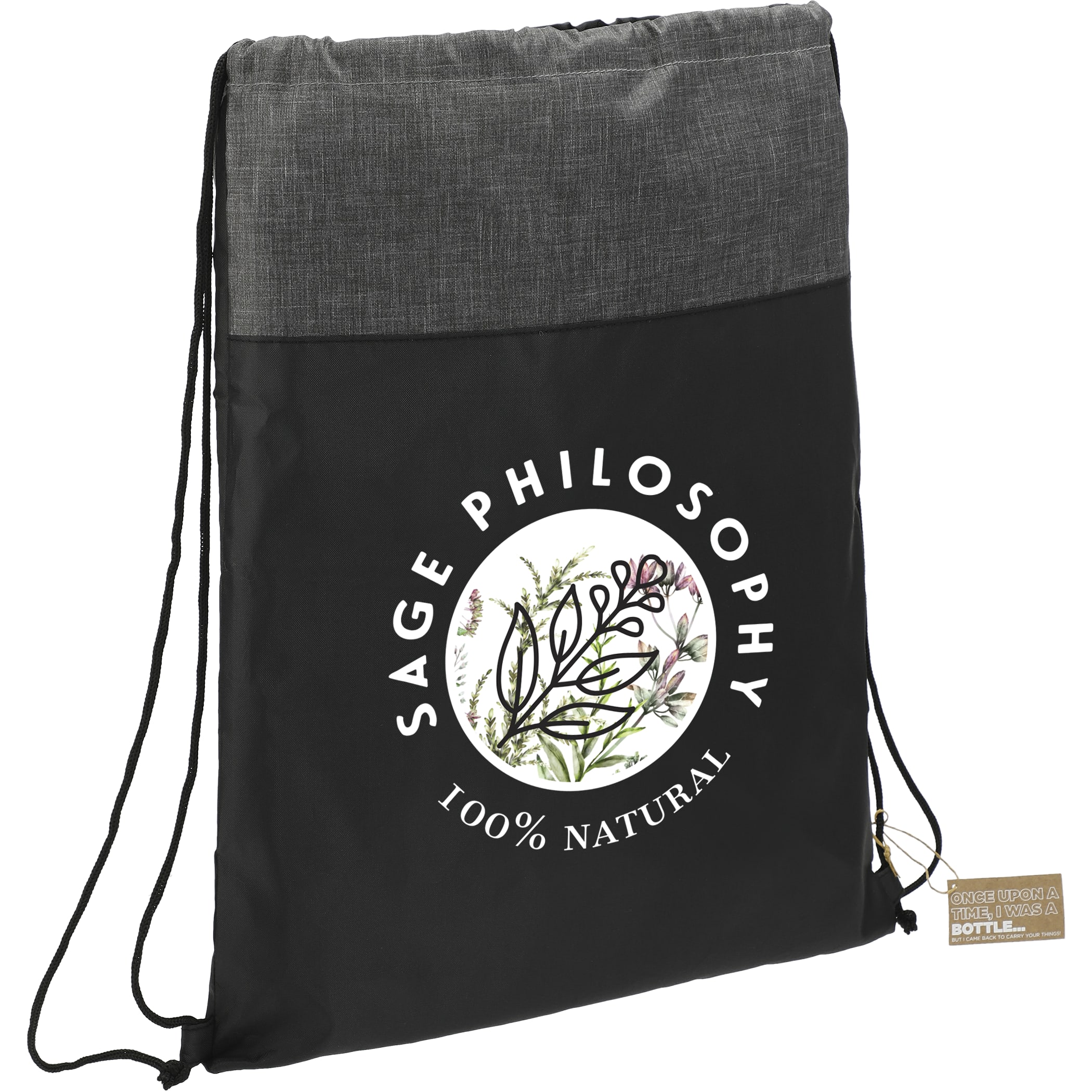 Ash Recycled Drawstring Bag 1
