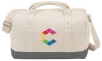 Belair 17'' Cotton Canvas Duffle Bag - 3450-69GYFront Belair 17'' Cotton Canvas Duffle Bag - 3450-69GYFront
