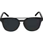 Peyton Recycled Brow Bar Sunglasses - SM-7975BKFront Peyton Recycled Brow Bar Sunglasses - SM-7975BKFront