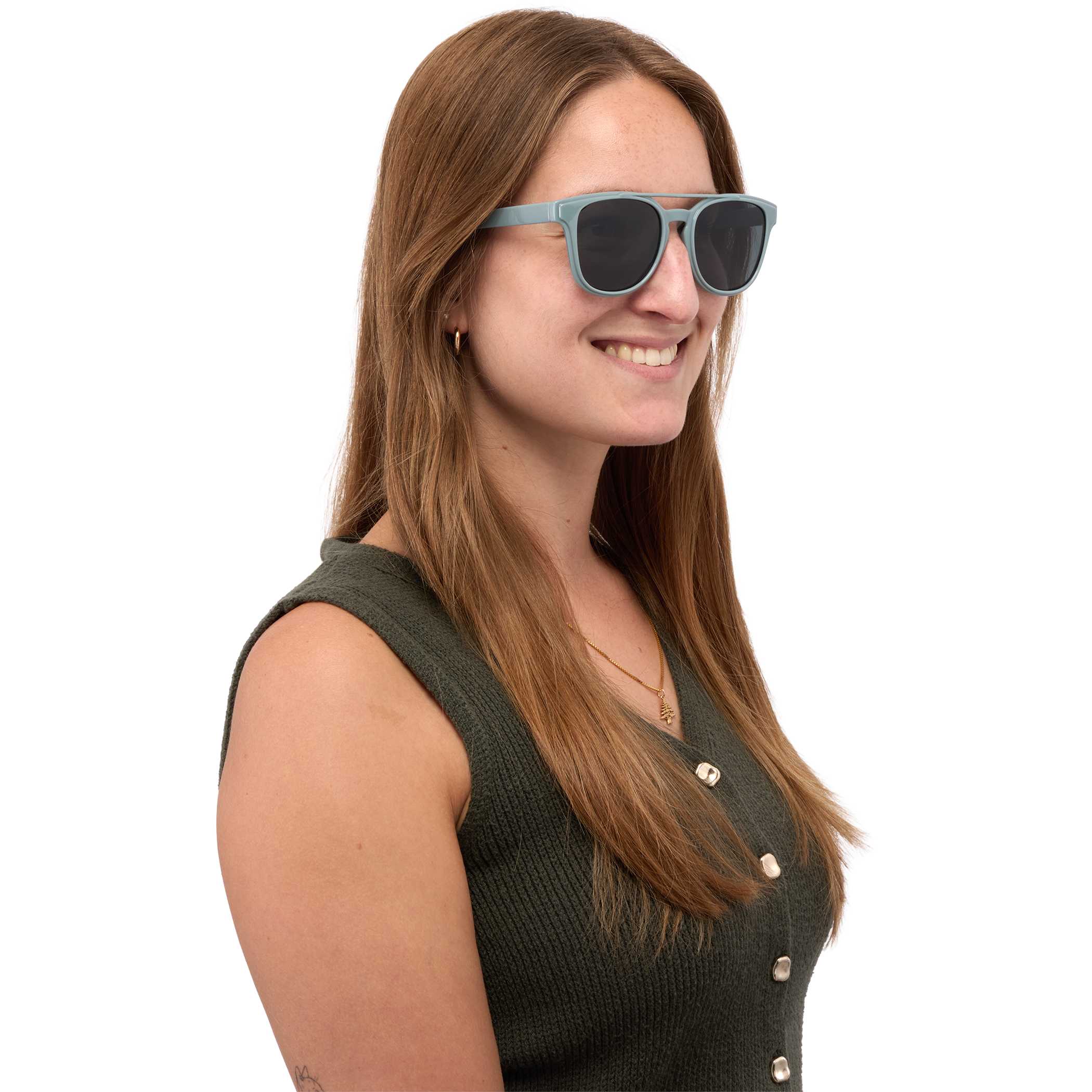 Peyton Recycled Brow Bar Sunglasses 1