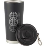 Haley Vacuum Tumbler One Touch Opening Lid 16oz - 1602-38BKFront Haley Vacuum Tumbler One Touch Opening Lid 16oz - 1602-38BKFront