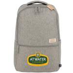 THE GOODS™ Recycled 17'' Laptop Backpack - SM-5957GYFront THE GOODS™ Recycled 17'' Laptop Backpack - SM-5957GYFront