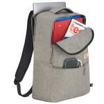 THE GOODS™ Recycled 17'' Laptop Backpack - SM-5957GYAngle-Right THE GOODS™ Recycled 17'' Laptop Backpack - SM-5957GYAngle-Right