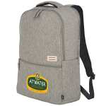 THE GOODS™ Recycled 17'' Laptop Backpack - SM-5957GYAngle-Left THE GOODS™ Recycled 17'' Laptop Backpack - SM-5957GYAngle-Left