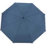 48'' rPET Umbrella w/ Reflective Trim - 5050-08BKFront 48'' rPET Umbrella w/ Reflective Trim - 5050-08BKFront