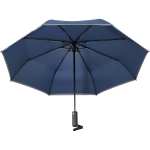 48'' rPET Umbrella w/ Reflective Trim - 5050-08NYFront 48'' rPET Umbrella w/ Reflective Trim - 5050-08NYFront