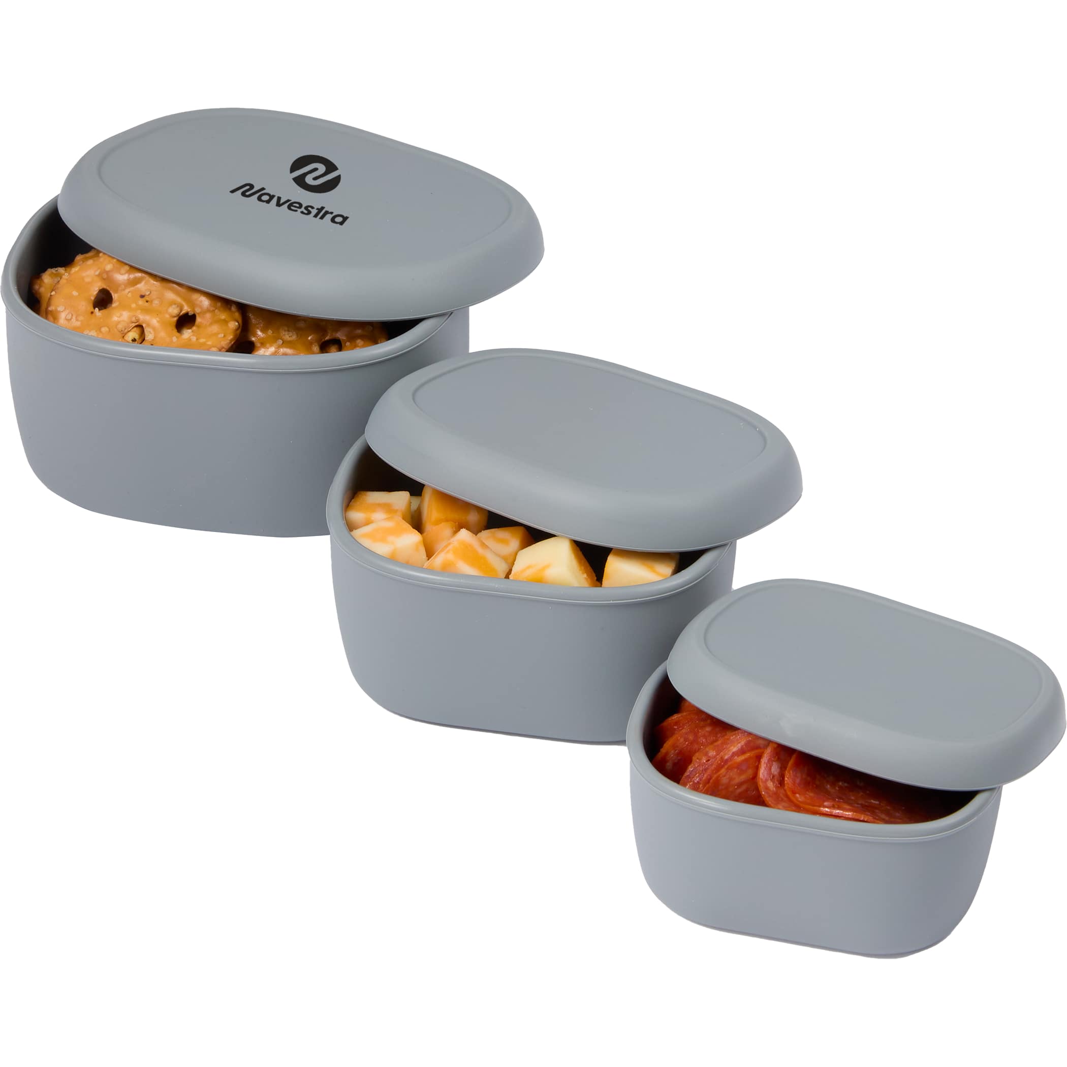 Zili Silicone Storage Containers, Set of 3 (7, 10, & 20 oz) 1
