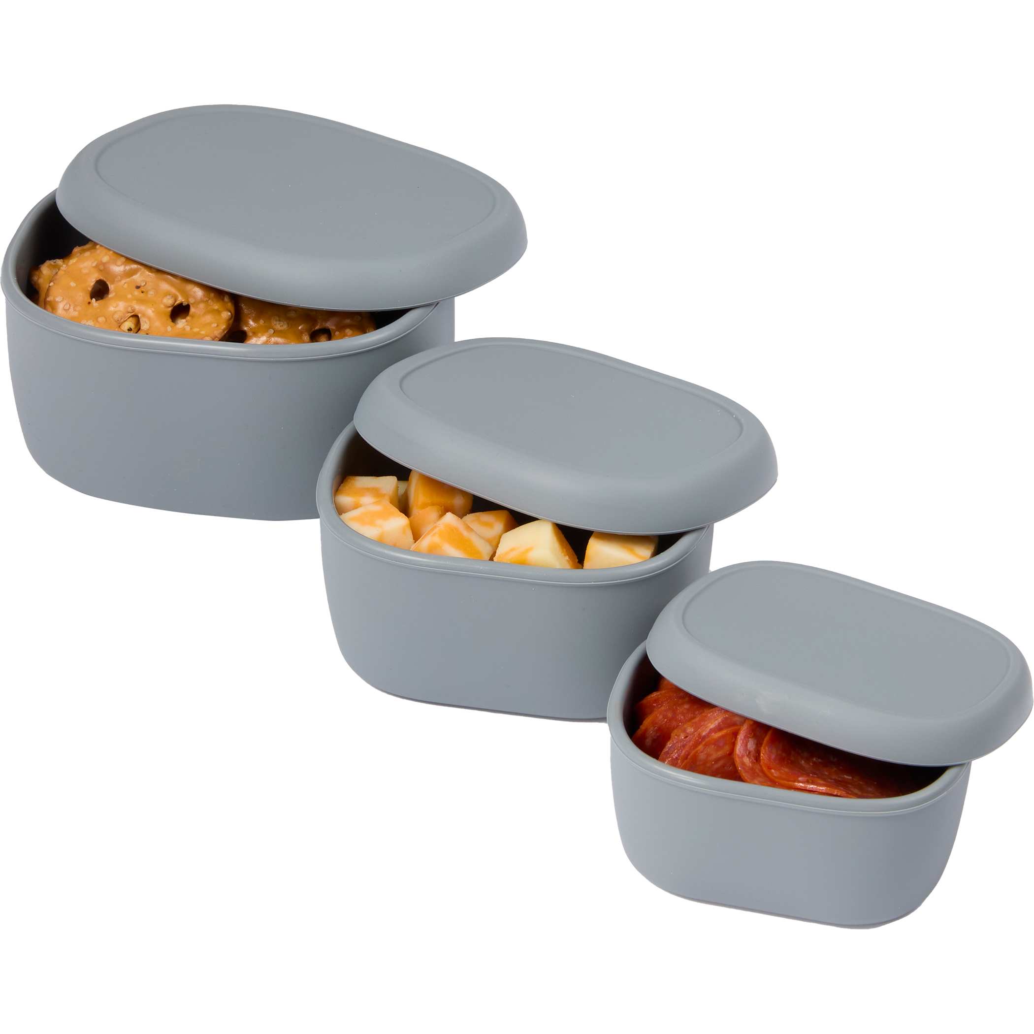 Zili Silicone Storage Containers, Set of 3 (7, 10, & 20 oz) 1