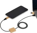FSC® 100% Bamboo 5-in-1 100W Laptop Charging Cable - 7143-83NTAngle-Right FSC® 100% Bamboo 5-in-1 100W Laptop Charging Cable - 7143-83NTAngle-Right