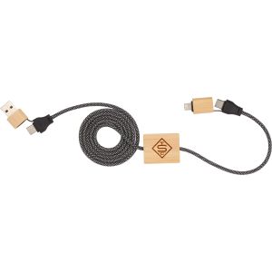 FSC® 100% Bamboo 5-in-1 100W Laptop Charging Cable 1 FSC® 100% Bamboo 5-in-1 100W Laptop Charging Cable 1