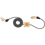 FSC® 100% Bamboo 5-in-1 100W Laptop Charging Cable - 7143-83NTFront FSC® 100% Bamboo 5-in-1 100W Laptop Charging Cable - 7143-83NTFront
