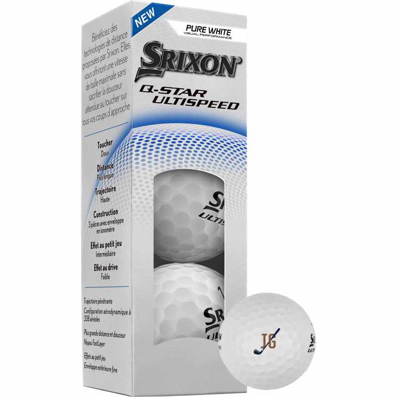 Srixon Q-STAR ULTISPEED Golf Balls - 3 Pack 1 Srixon Q-STAR ULTISPEED Golf Balls - 3 Pack 1