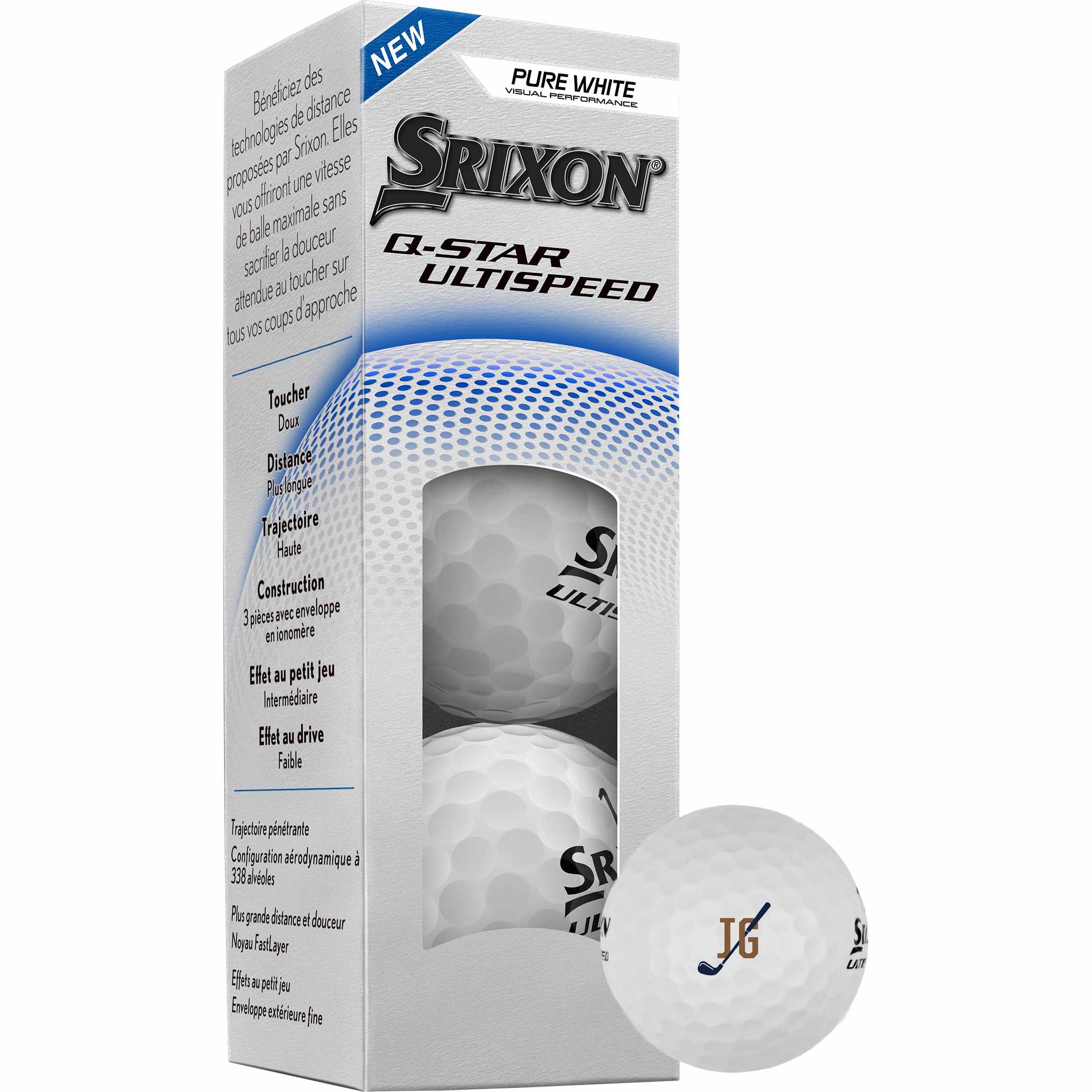 Srixon Q-STAR ULTISPEED Golf Balls - 3 Pack 1