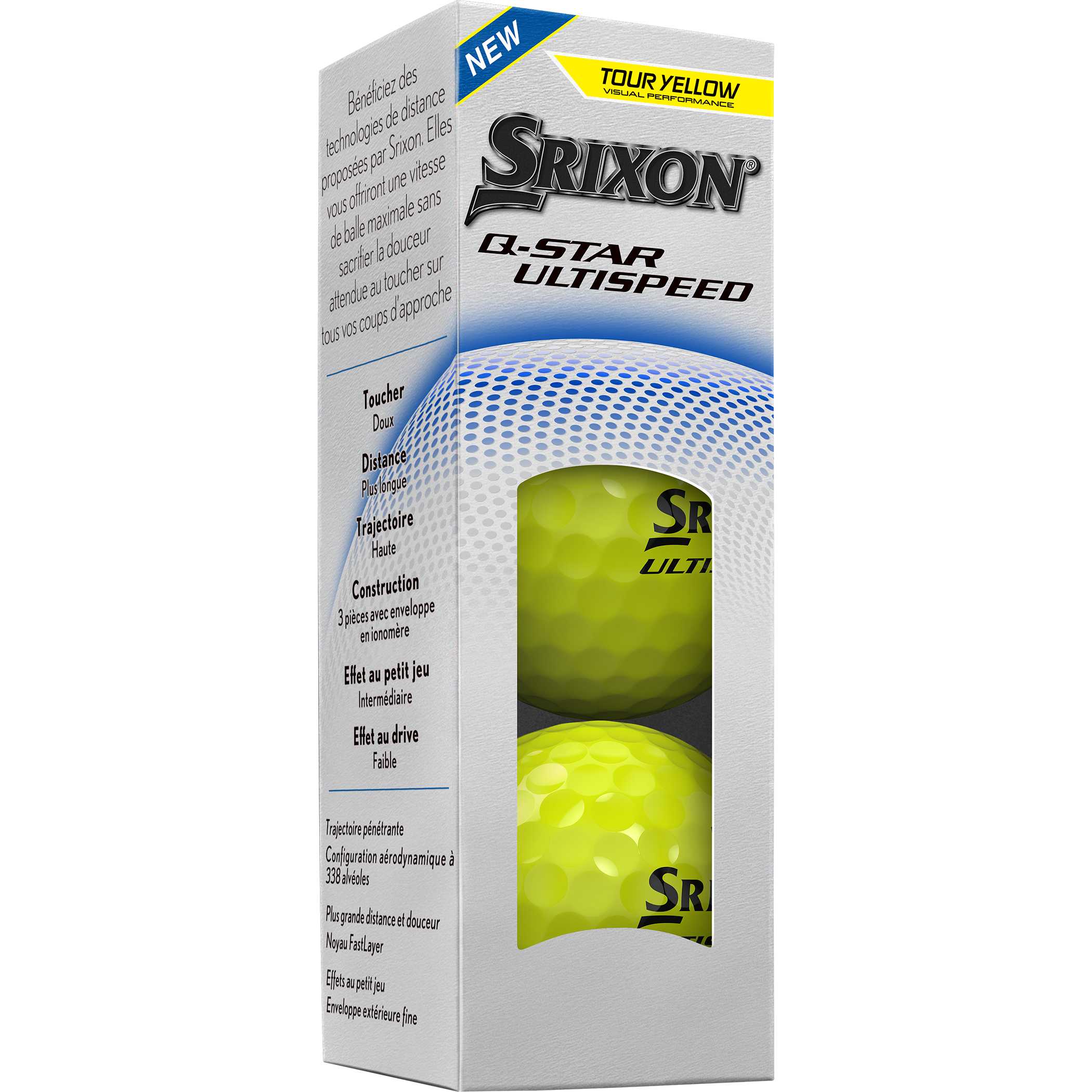 Srixon Q-STAR ULTISPEED Golf Balls - 3 Pack 1