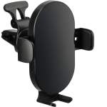Aero Qi 15W Wireless Charging Phone Mount - 7143-37BKFront Aero Qi 15W Wireless Charging Phone Mount - 7143-37BKFront