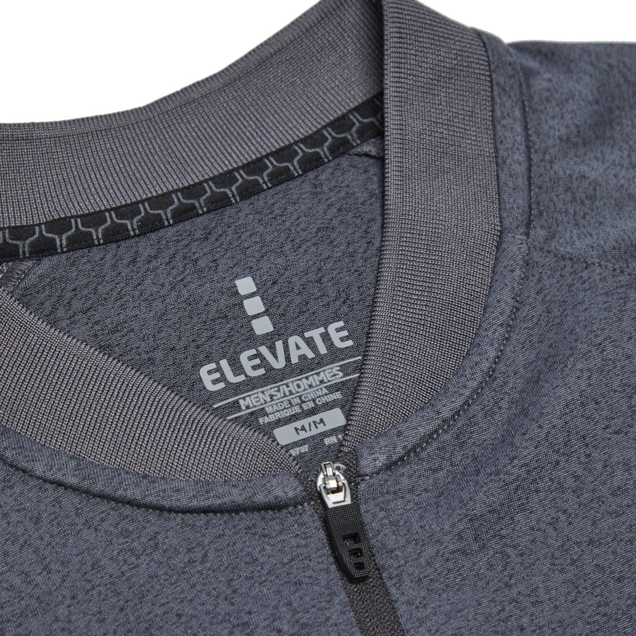 Men's KINPORT Short Sleeve Zip Up Stand Collar Performance Polo 1