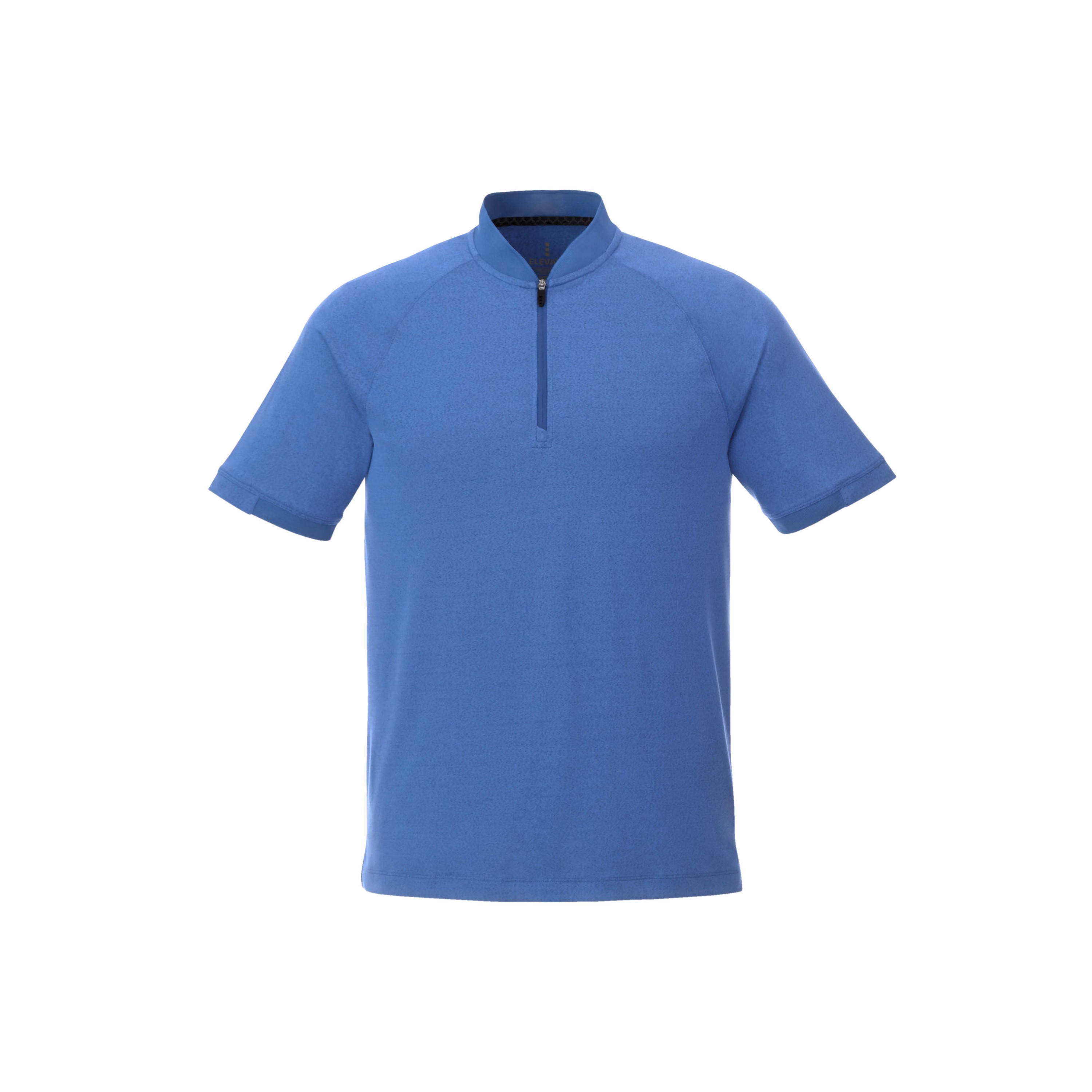 Men's KINPORT Short Sleeve Zip Up Stand Collar Performance Polo 1