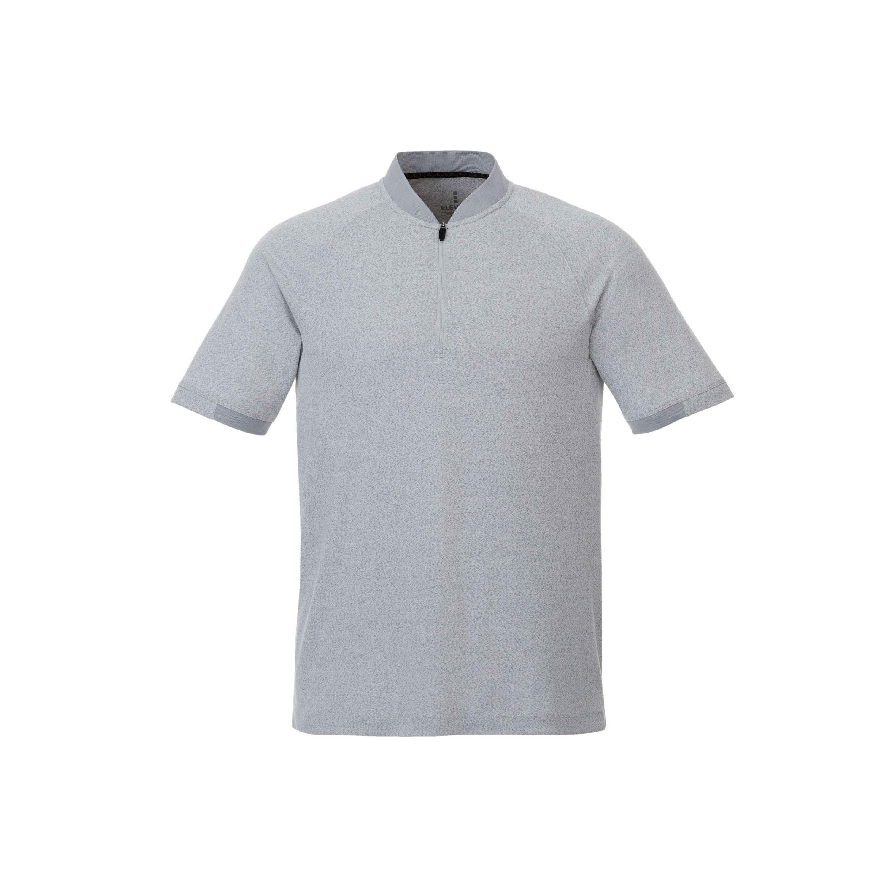 Men's KINPORT Short Sleeve Zip Up Stand Collar Performance Polo 1