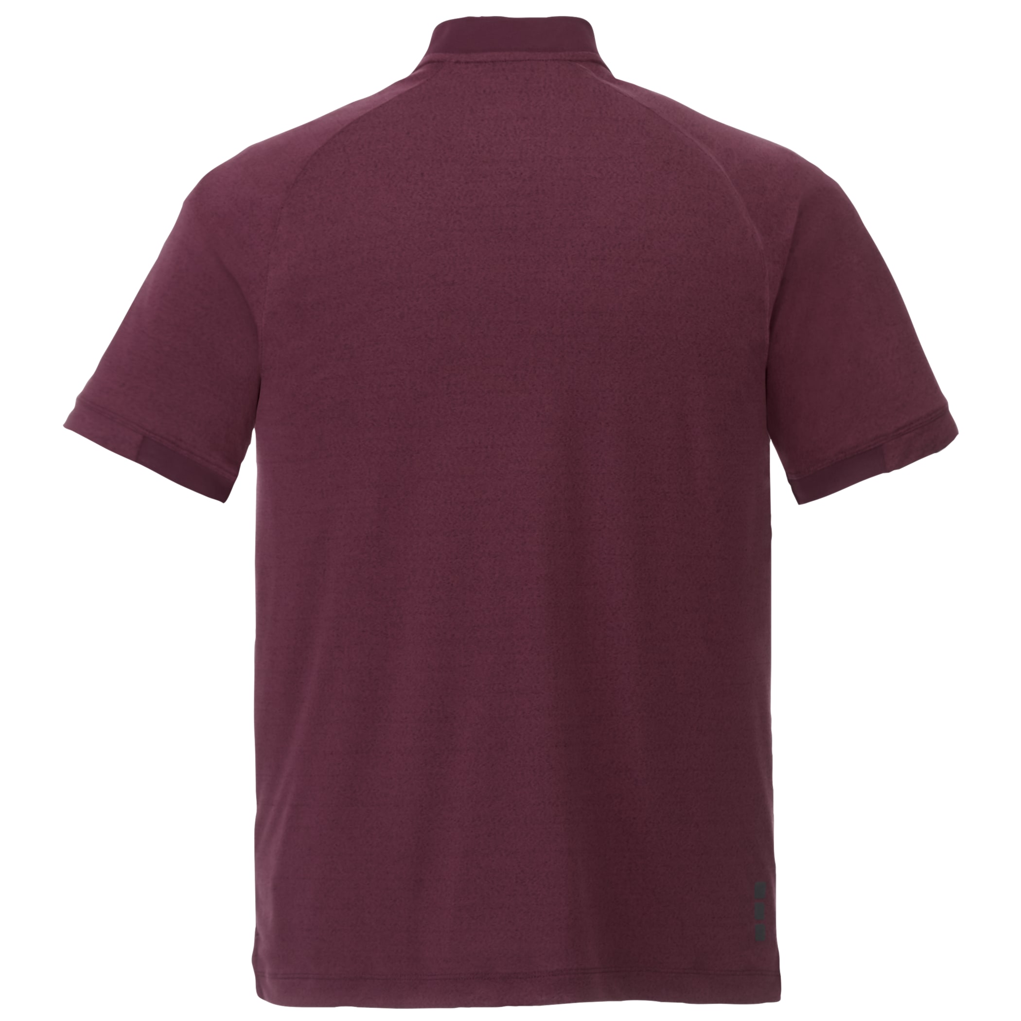 Men's KINPORT Short Sleeve Zip Up Stand Collar Performance Polo 1