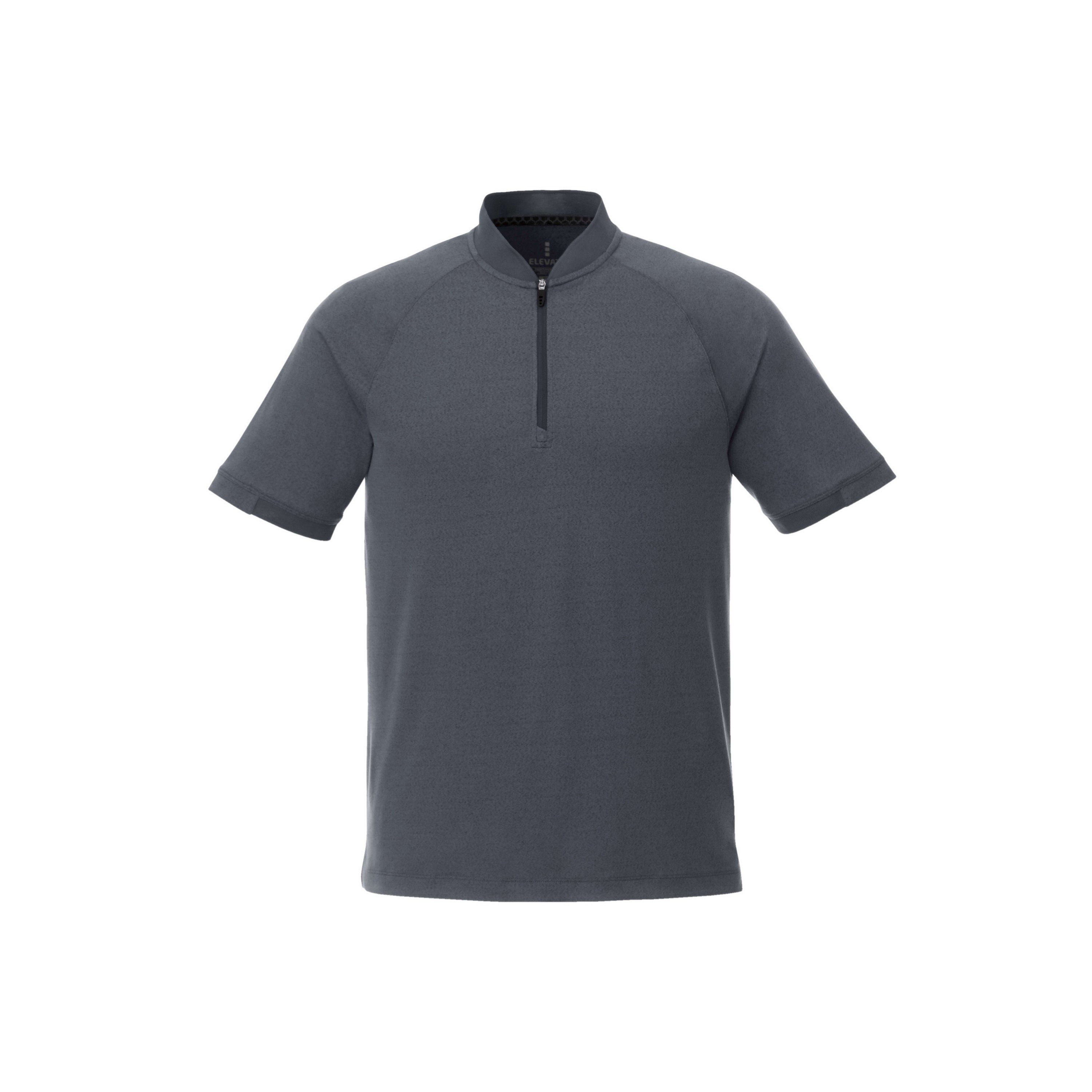 Men's KINPORT Short Sleeve Zip Up Stand Collar Performance Polo 1