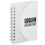 3.4'' x 4.5'' FSC® Recycled Post Spiral Notebook - SM-5282WHAngle-Left 3.4'' x 4.5'' FSC® Recycled Post Spiral Notebook - SM-5282WHAngle-Left
