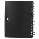 5'' x 7'' Recycled Pace Spiral Notebook w Pen - SM-5296BKBack 5'' x 7'' Recycled Pace Spiral Notebook w Pen - SM-5296BKBack