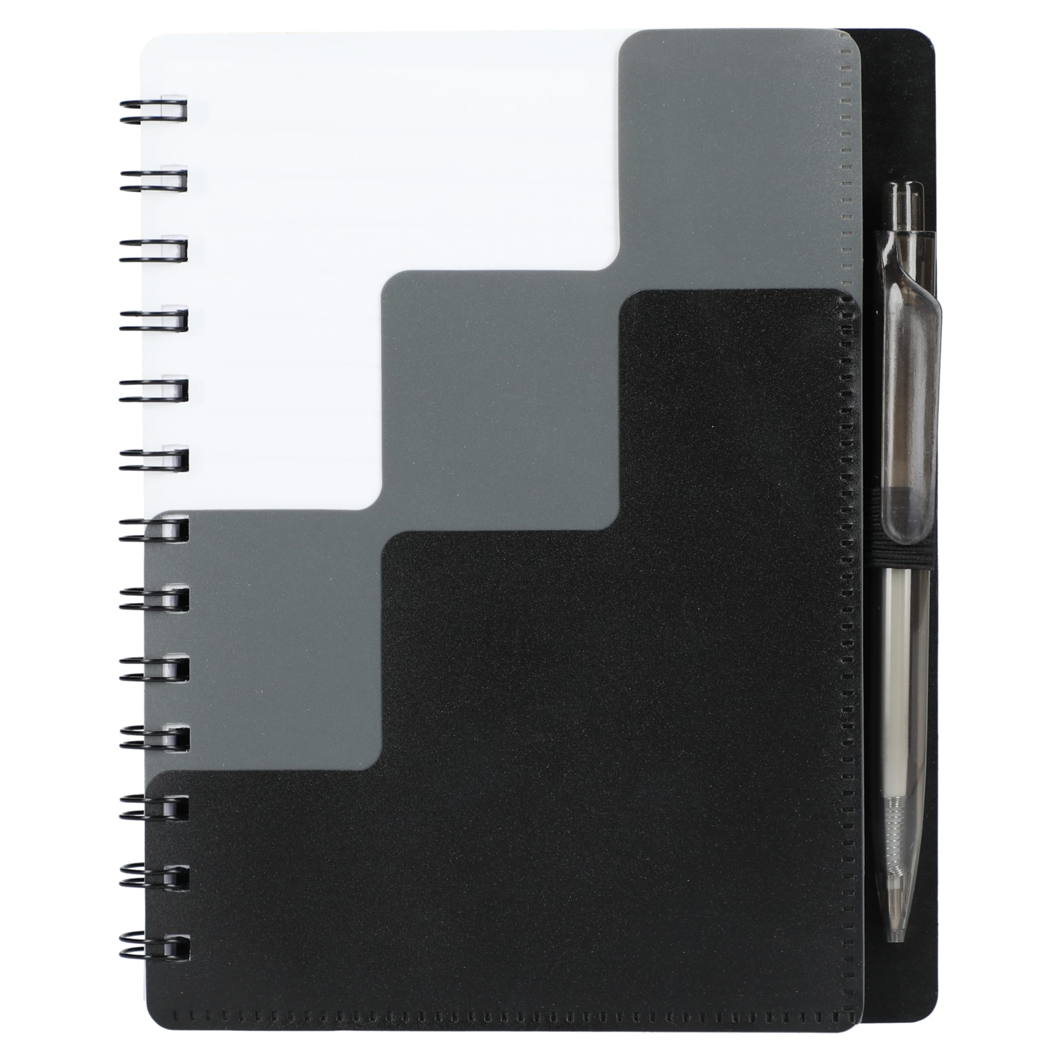 5'' x 7'' Recycled Pace Spiral Notebook w Pen 1