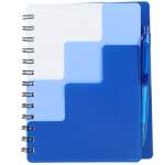 5'' x 7'' Recycled Pace Spiral Notebook w Pen - SM-5296BLFront 5'' x 7'' Recycled Pace Spiral Notebook w Pen - SM-5296BLFront