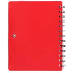 5'' x 7'' Recycled Pace Spiral Notebook w Pen - SM-5296RDBack 5'' x 7'' Recycled Pace Spiral Notebook w Pen - SM-5296RDBack