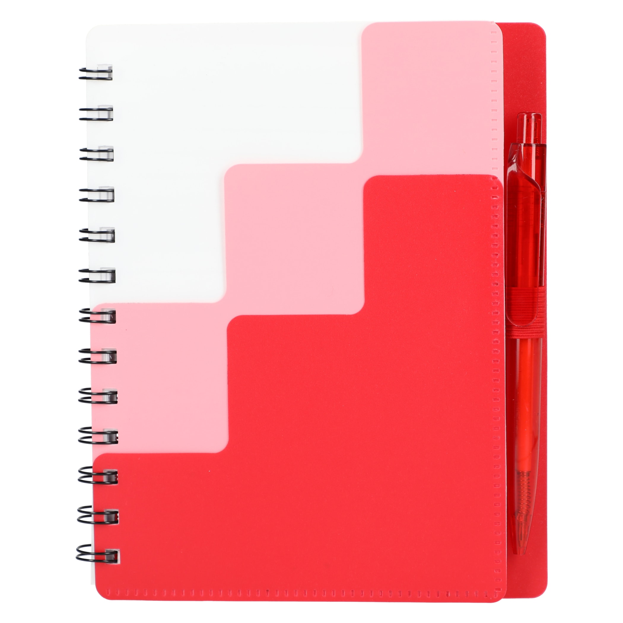 5'' x 7'' Recycled Pace Spiral Notebook w Pen 1