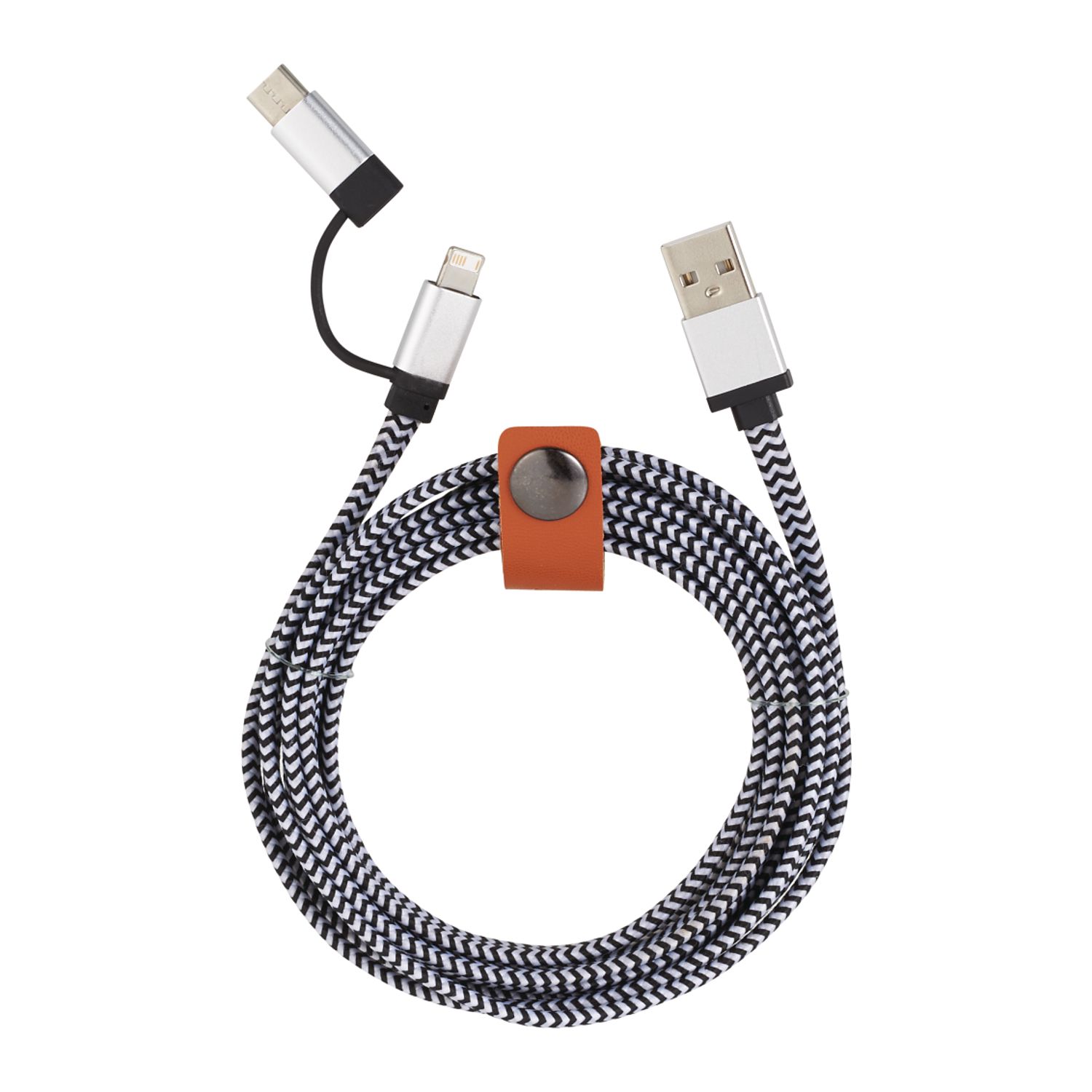 Paramount 3-in-1 Fabric Charging Cable 2 Paramount 3-in-1 Fabric Charging Cable 2