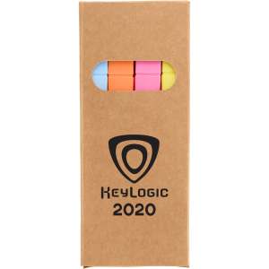 4-Piece Square Recycled Highlighter Set 1 4-Piece Square Recycled Highlighter Set 1