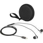ZipSound USB-C Wired Earbuds with Microphone - SM-2998BKAngle-Left ZipSound USB-C Wired Earbuds with Microphone - SM-2998BKAngle-Left