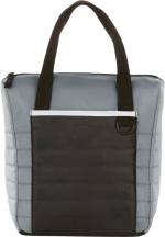 Quilted 12-Can Lunch Cooler - SM-7774GYFront Quilted 12-Can Lunch Cooler - SM-7774GYFront