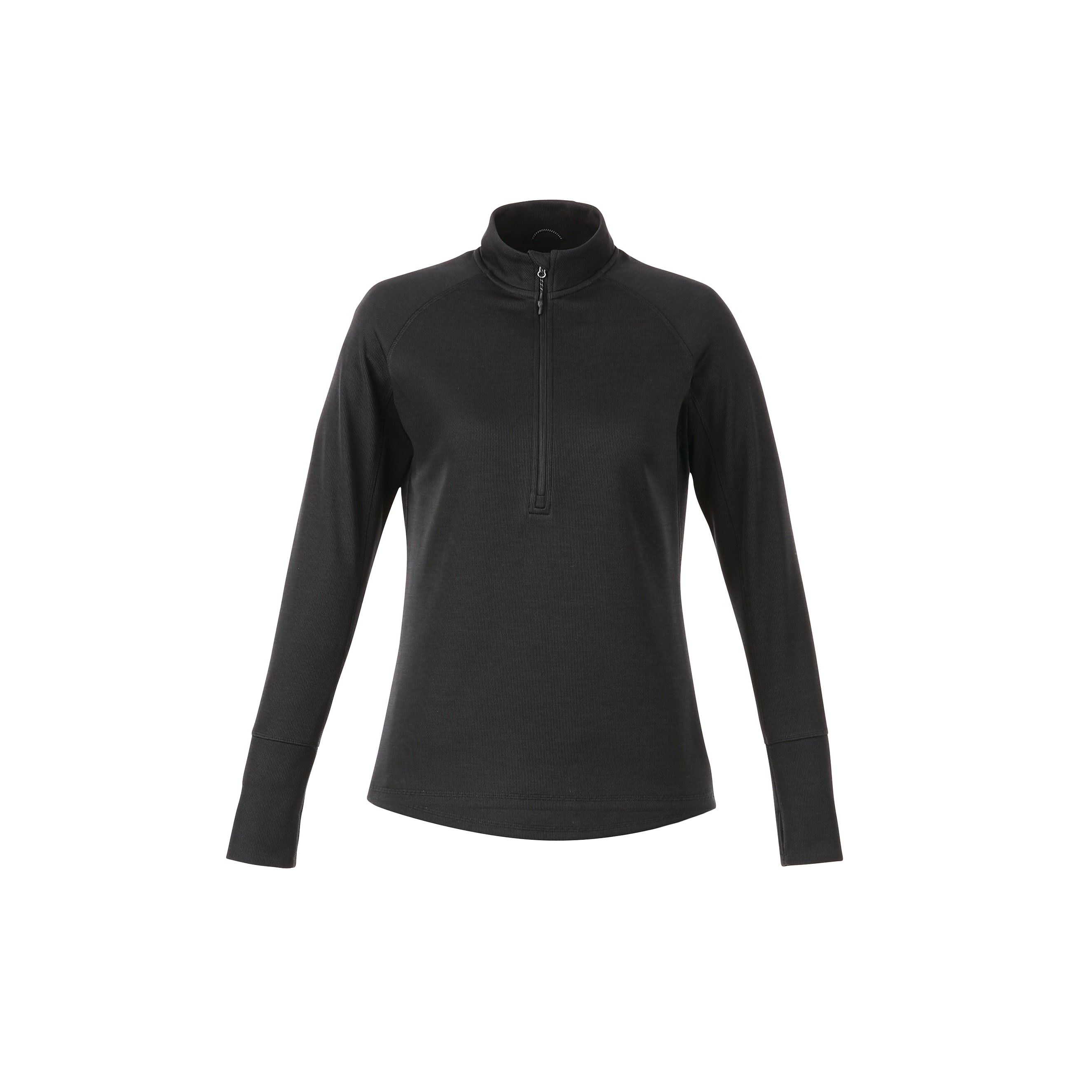 Women's CRANE Performance Knit Half Zip with Thumb Holes 2