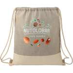 Split Recycled Cotton Drawstring Bag 1 Split Recycled Cotton Drawstring Bag 1