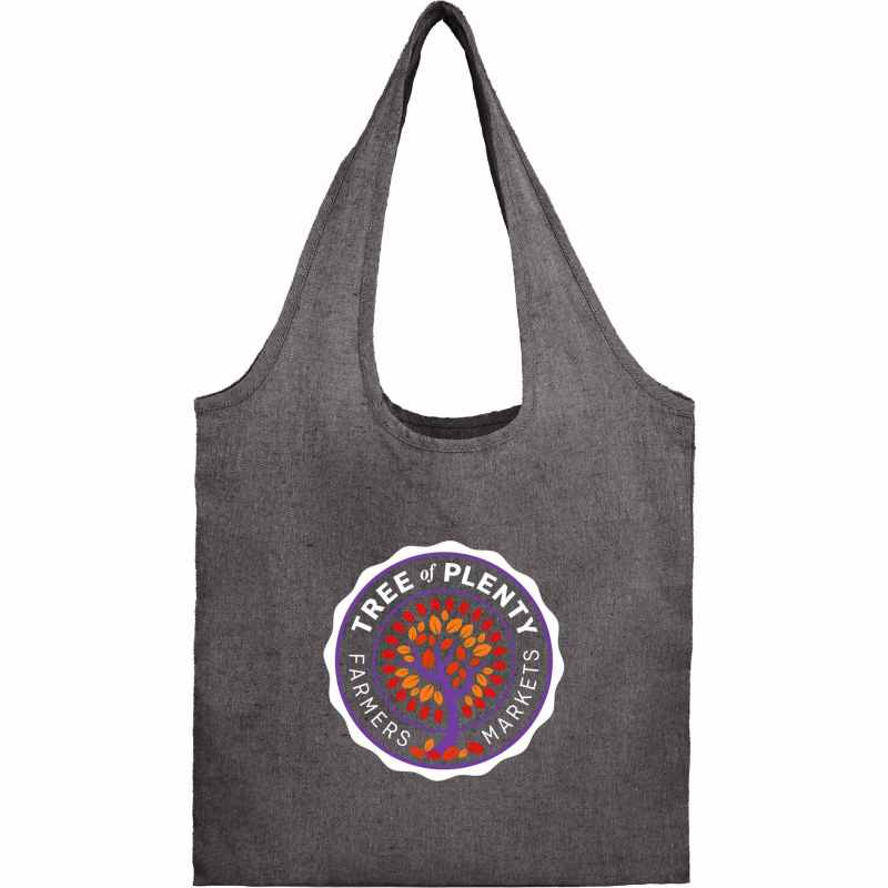 Recycled 5oz Cotton Twill Shopper Tote 1 Recycled 5oz Cotton Twill Shopper Tote 1